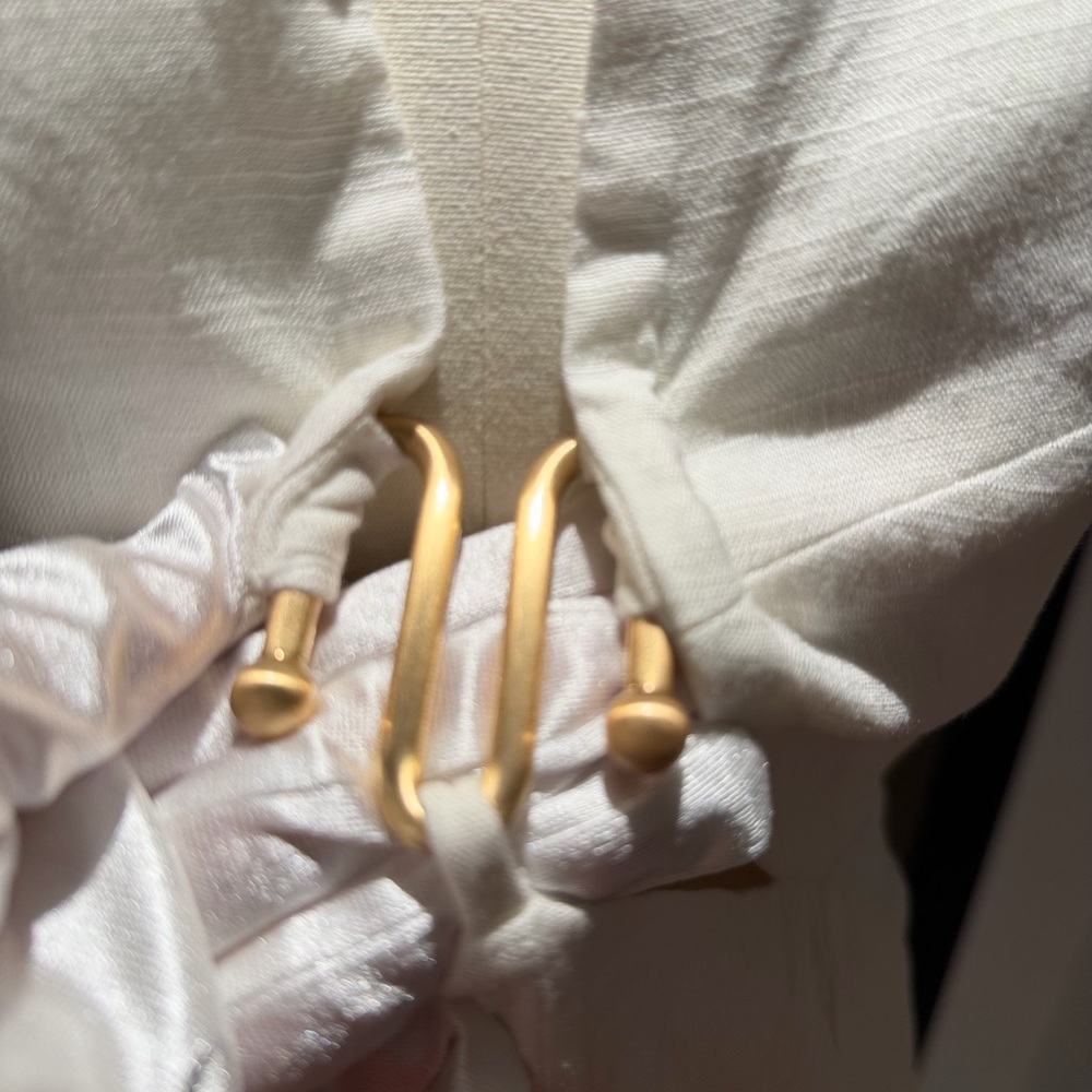 cult gaia White Halter Cutout Mini Dress - Picture 4 of 15